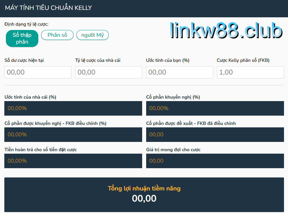 Giao diện máy tính tiêu chuẩn Kelly