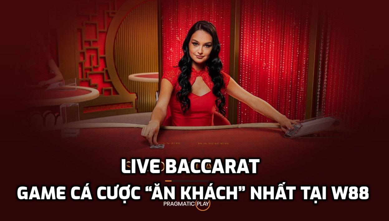 Live baccarat w88