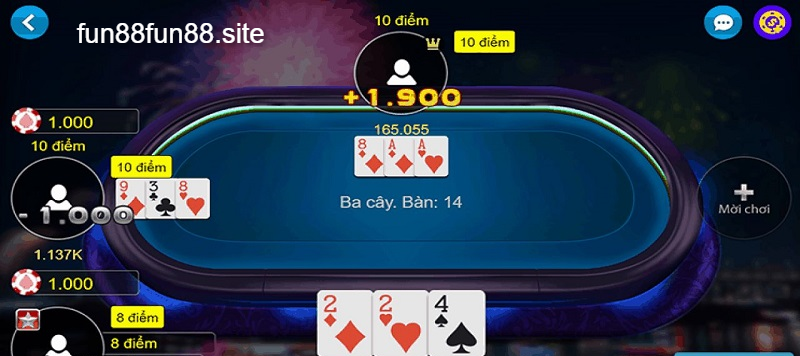Bài Cào tại W88 dễ chơi