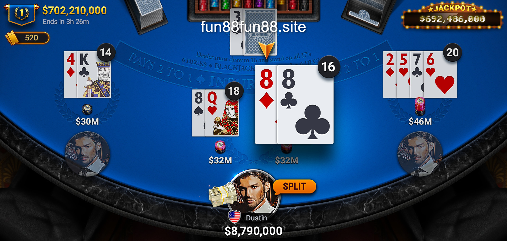 Blackjack mang lại cơ hội thắng cao