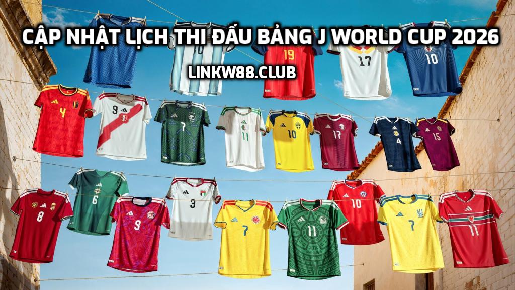 Cập nhật lịch thi đấu bảng J World Cup 2026